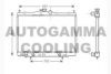 AUTOGAMMA 104511 Radiator, engine cooling